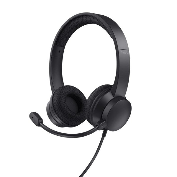 Trust Ayda Handsfree Wired With Bow Calls / Music USB Type A Black