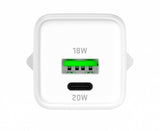 USB 20W USB-C/USB-A Power Delivery 3.0 QC3.0 Wall Charger