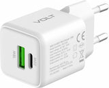 USB 20W USB-C/USB-A Power Delivery 3.0 QC3.0 Wall Charger
