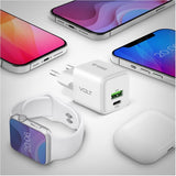 USB 20W USB-C/USB-A Power Delivery 3.0 QC3.0 Wall Charger