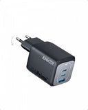 2-Port 20W USB Fast Charger with AC Socket - White