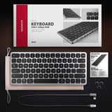 AXAGON HMC-KB USB-C 5Gbps Keyboard Hub with HDMI 4K/60Hz, PD 100W, Audio, US Layout