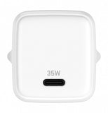 USB C 35W 3A Power Delivery 3.0 QC 3.0 Wall Charger - White