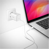 USB C 45W 3A Power Delivery 3.0 QC3.0 Wall Charger - White