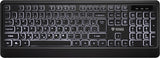 Keyboard Backlit Quiet USB Low-Profile Keyboard