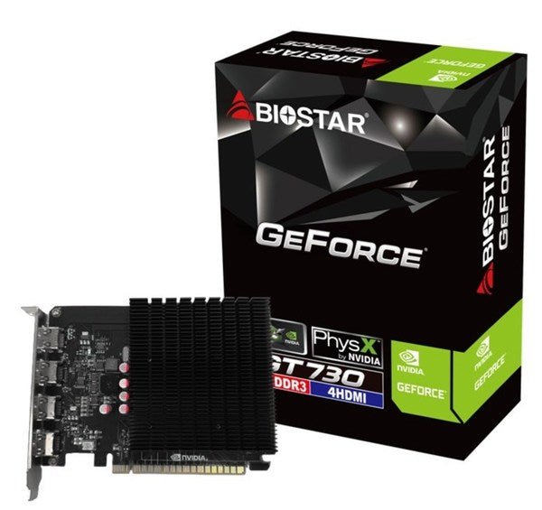 Vaizdo Biostar GT 730 4GB 4xHDMI Video Card