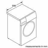 Bosch WGG244ZMSN Front Load Washing Machine - 9kg Capacity, 1400 RPM, A Energy Class