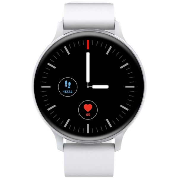 CANYON Badian SW-68 Smartwatch - 1.28'' TFT Display, Silver Zinc Alloy
