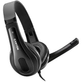 CANYON CHSU-1 PC Headset with USB Connection - Black