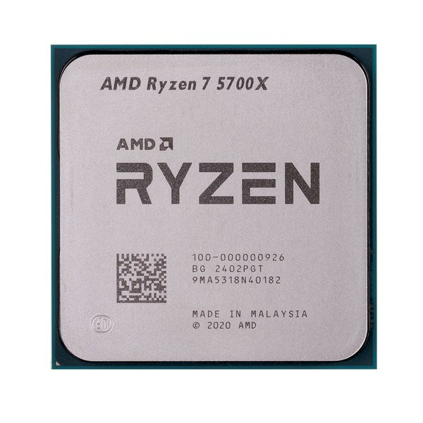 AMD CPU Desktop Ryzen 7 8C/16T 5700X (3.4/4.6GHz Boost,36MB,65W,AM4) Tray (no factory packaging, no accessories)