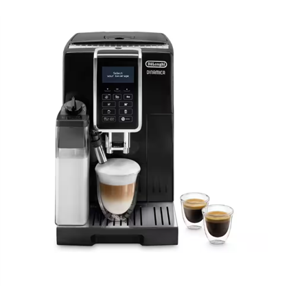 Delonghi - Coffee Maker - Dinamica ECAM 350.55 B - Pump pressure 15 bar - Built-in milk frother - Automatic - 1450 W - Black