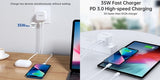 CHOETECH 35W Dual USB-C PD3.0 QC3.0 Charger
