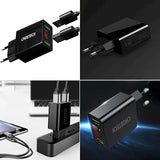 Kroviklis CHOETECH 2xUSB 11W Charger