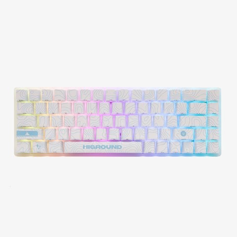 Higround SKYSTONE Base 65 Hotswap Mechanical Gaming Keyboard - ANSI [White Flame]