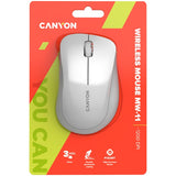 CANYON MW-11 Wireless Mouse - Pearl White, 1200 DPI