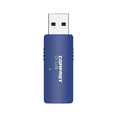 WiFi 1300Mbps Dual-Band USB Adapter - 2.4GHz/5GHz Bluetooth Connectivity