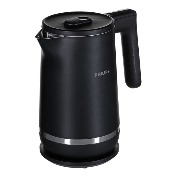 Philips - Double-walled Kettle - HD9396/90 7000 series - Electric - 2200 W - 1.7 L - Metal - 360° rotational base - Black