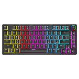SAVIO PHENIX WHITE Wireless Mechanical Keyboard - Gateron Red Pro, ABS