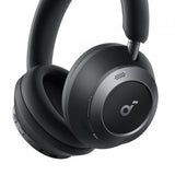 Anker Soundcore Space One Pro Foldable Wireless Bluetooth Over-ear Headphones with Microphone - Jet Black