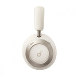 Anker Soundcore Space One Pro Foldable Wireless Bluetooth Over-ear Headphones with Microphone - Cream White