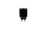 GEMBIRD 20W Dual-Port USB Fast Charger - Black