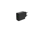 GEMBIRD 20W Dual-Port USB Fast Charger - Black