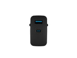 NATEC Ribera GaN 45W USB-A + USB-C Power Delivery Charger - Black
