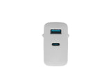 NATEC Ribera GaN 45W USB-A + USB-C Power Delivery Wall Charger - White