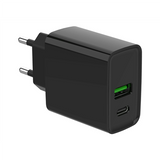 GEMBIRD 20W Dual-Port USB Fast Charger - Black