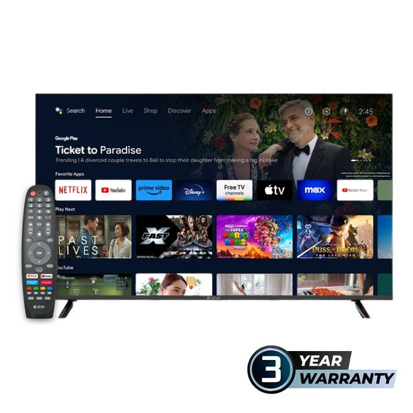 eSTAR 55" 4K UHD Android Smart LED TV (LEDTV55A1T2)