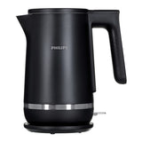 Philips Kettle - HD9395/90 - Electric - 2200 W - 1.7 L - Plastic/Stainless Steel - 360° rotational base - Black