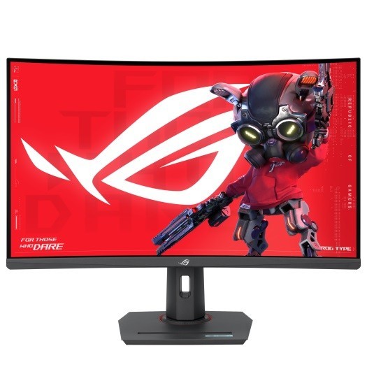 Asus ROG Strix XG32WCS USB Type-C Gaming Monitor - 32-inch (31.5 viewable) 2560x1440, Curved, 180Hz (Above 144Hz), 1ms (GTG), Fast VA, Extreme Low Moti...