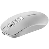 CANYON MW-18 Wireless Rechargeable Mouse - Pearl White