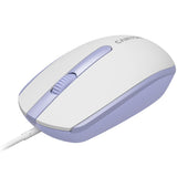 CANYON M-10 Wired Mouse - White Lavender