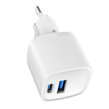 Gembird TA-UC-PDQC20-W-01 USB A+C Fast Charger