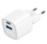 Gembird TA-UC-PDQC20-W-01 USB A+C Fast Charger