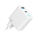 Gembird TA-UC-PDQC65L-W-01 Universal AC Fast Charger for Mobile Devices - White