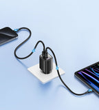 Charging 30W GaN LED USB-C & USB Wall Charger CC229 - White