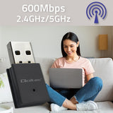 Adapter USB WiFi & Bluetooth 4.0 - 600Mbps Wireless