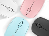 NATEC Stork 1600DPI Optical Wireless Mouse - White