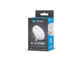 NATEC Stork 1600DPI Optical Wireless Mouse - White