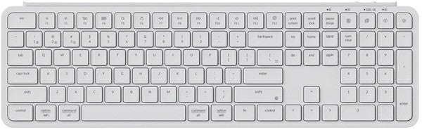 Keychron B6 Pro Ultraslim Low Profile Scissor Wireless Keyboard - US Layout, Ivory White
