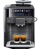SIEMENS Coffee maker TE654319RW Pump pressure 15 bar, Built-in milk frother, Automatic, 1500 W, Black
