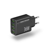 Esperanza EZC107K 36W Mains Charger - Black
