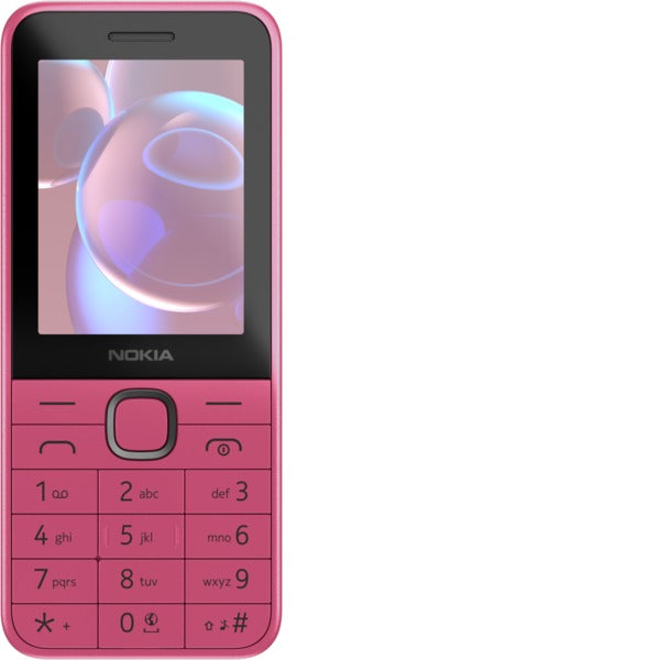 Nokia 225 4G (2024) - Pink - 128MB Storage - Dual SIM