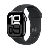 Apple Watch Series 10 GPS + Cellular 46mm Rose Gold Aluminum Case with Light Blush Sport Band - S/M