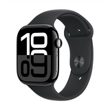 Apple Watch Series 10 GPS 46mm with Sport Band - Jet Black/Black (MWWP3ET/A)