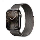 Apple Watch Series 10 GPS + Cellular 46mm Rose Gold Aluminum Case with Light Blush Sport Band - S/M