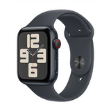 Apple Watch SE 2 GPS + Cellular 44mm Sport Band M/L, midnight (MXGM3ET/A)