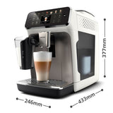 Philips EP4443/70 Fully Automatic Espresso Machine, 12 bar, 1500 W, White/Black - Philips